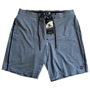 Outerknown Apex Swim Trunks Board Shorts Mens 33 Gray Drawstring Fair Trade NWT
